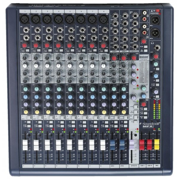 Sound craft MFX8/2 動作確認済み Soundcraft MFXi 8 | Mixages - SONOLOGY Toulouse